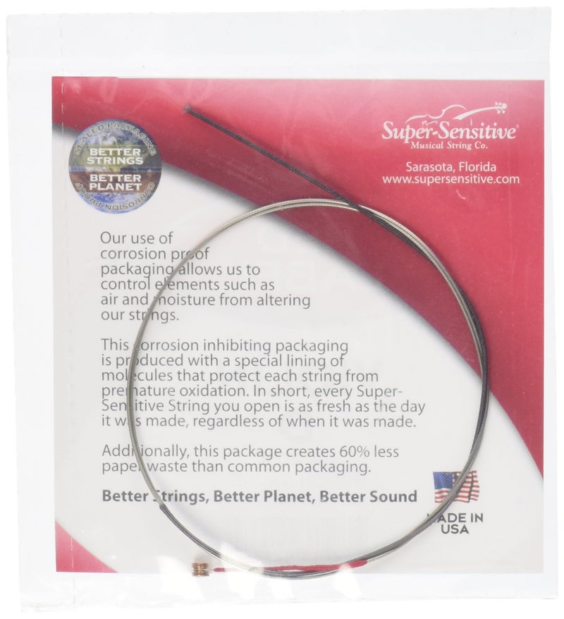 Super Sensitive Red Label Violin D String 4/4 Medium - Image 2